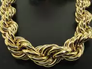 Златен ланец кралска плетка гигант 300 гр 70 см