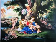 картина Мария - Магдалена с Христос, Йоан Кръстител и ангелите