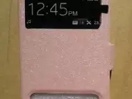 Кожен калъф Flip тефтер, със стойка за I Phone 5G 5 5S - роз