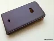Nokia Lumia 625 Кожен Калъф Тефтер Black Черен