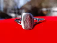 Старинен сребърен арабски пръстен.