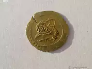 Стара златна турска монета алтън