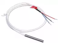 PT1000 Температурен сензор с фибростъкло кабел 1 метър