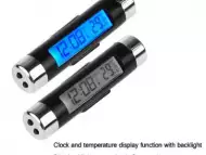 Дигитален часовник термометър за автомобил
