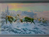 Северни елени, картина за ловци