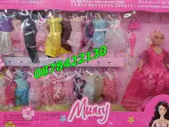ПРОМО Детска кукла Барби манекен с 25 рокли и аксесоари
