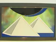 Абстрактни картини - Hvite pyramider