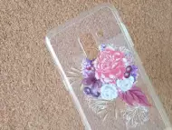 Калъф за Samsung A8 2018 Flowers кейс тънък гръб