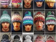 Оригинални плетени шапки Handmade