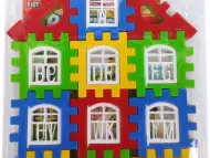 Конструктор Къща с прозорци многоцветна