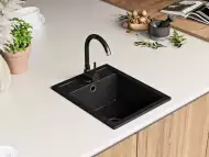 Кухненска Мивка от гранит модел РИГА Графитна 400 x 500