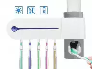 UV стерилизатор на четки за зъби с дозатор за паста 3 в 1