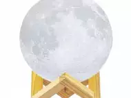 3D нощна лампа Луна Арома дифузер 880ml и Овлажнител