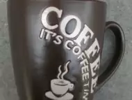 Чаши за кафе с надпис It s coffee time