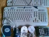 Продавам стари клавиатури и мишки. 2бр за лаптоп и други