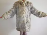 кожено палто от лисица