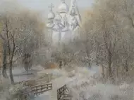 Маслена картина Зима