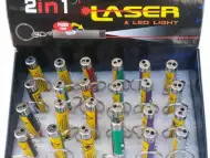 Комплект Лазерен показалец и фенерче 2 в 1 Laser 2 in 1