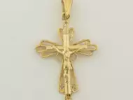 Златна висулка - кръст Д 33659 - 4