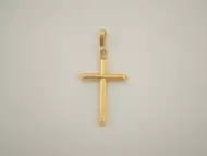 нова златна висулка - 20026 - кръст