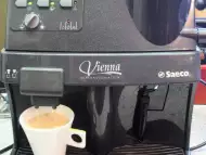 Лесна за употреба кафе машина саеко виена - цвят сребрист мета