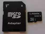 Micro SD HC карти памет 16 GB, клас 10