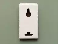 Nokia Lumia 925 Кожен Калъф Тип Тефтер White Бял