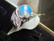 модел 251 Изработен от масивно сребро Дамски пръстен, 