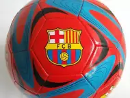 Футболна топка кожена на отбор Барселона Barcelona