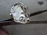 модел 331 Изработен от масивно сребро Дамски пръстен, с Хри