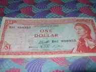 1 Долар Източни Кариби 1965