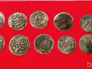 Сребърни стари 10 бр. турски монетки