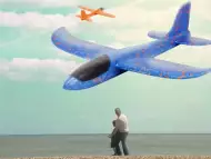 Нови Летящи самолетчета за хвърляне до 60 метра голям размер