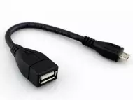 Адаптер OTG micro USB 2.0 към USB 2.0