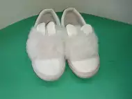 Детски бели спортни обувки Fashion с пухчета и ушички