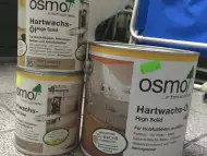 Продавам изгодно 4 литра масло с твърда вакса на Osmo (Осмо)