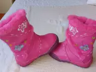 Детски розови ботуши с топла подплата №23 нови 
