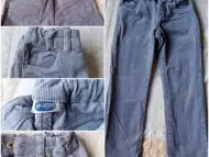 Детски кадифен панталон ( джинси) сив Hip Hopps