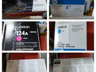 Цветни тонер касети HP Color LaserJet - Q6003A и Q6001A Нови