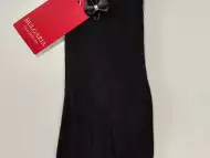Дамски ръкавици кашмир в черен цвят - 8