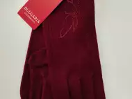 Дамски ръкавици кашмир в червен цвят - 10