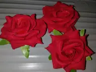Сет фиби - брошки Винтидж червени рози