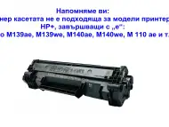 HP 142A W1420A С ЧИП 1000 стр. Тонер касета 38.00лв