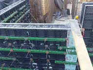 Пластмасов кофраж ТЕКО за бетонови стени, колони, шайби