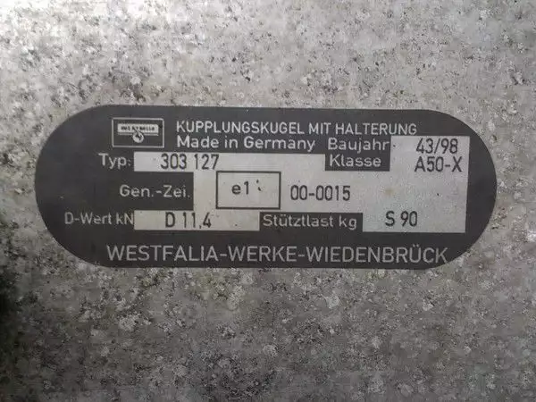 ТЕГЛИЧИ BMW серия 5 (Е39) Westfalia Automatic system