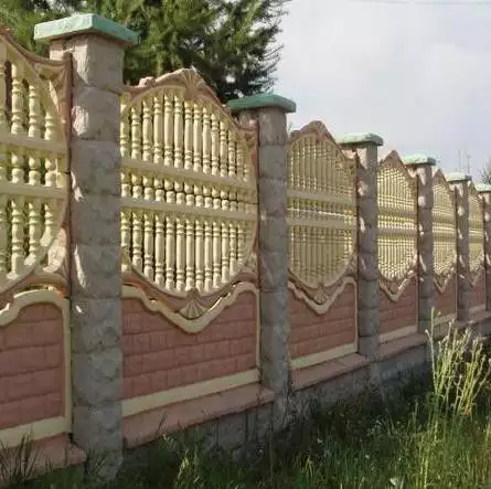 4. Снимка на Бетонови релефни армирани огради