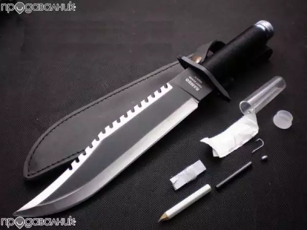 Нож РАМБО II за оцеляване - RAMBO II surviving