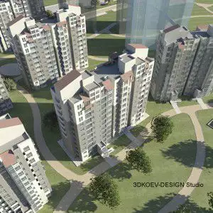 1. Снимка на 3D визуализации на сгради и интериорен дизайн 3DKOEV - DESIGN
