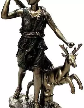1. Снимка на Сувенирна фигура от полирезин на богинята Диана - 30см