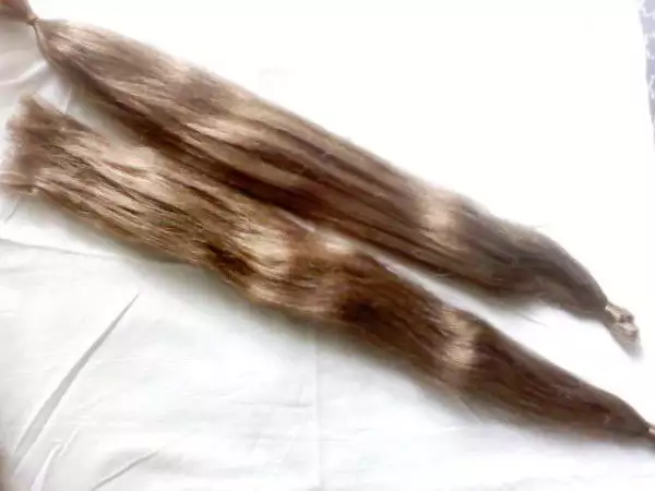 1. Снимка на Продава изкуствена коса - опашки високо качество - 60 90см.